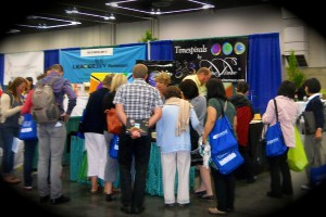 Timespirals—a popular item at the conference